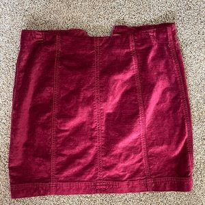 Free People red skirt